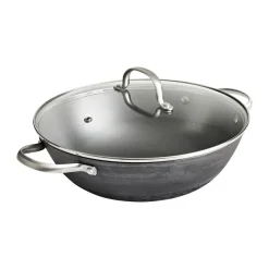 Satake Sartenes De Saltear Y Sofreír<Sartén sauté nitrurada , 28 cm Negro