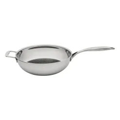 Heirol Woks<Sartén wok Steelsafe, Ø28 cm Plateado