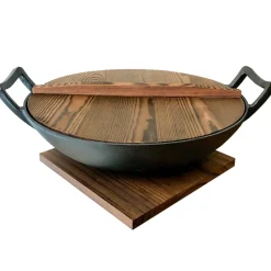 Satake Sartén wok Nabe, 36 cm MarrónNegro Sale