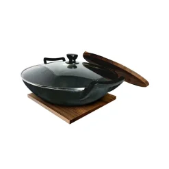 Satake Sartén wok Nabe, 36 cm MarrónNegro Sale