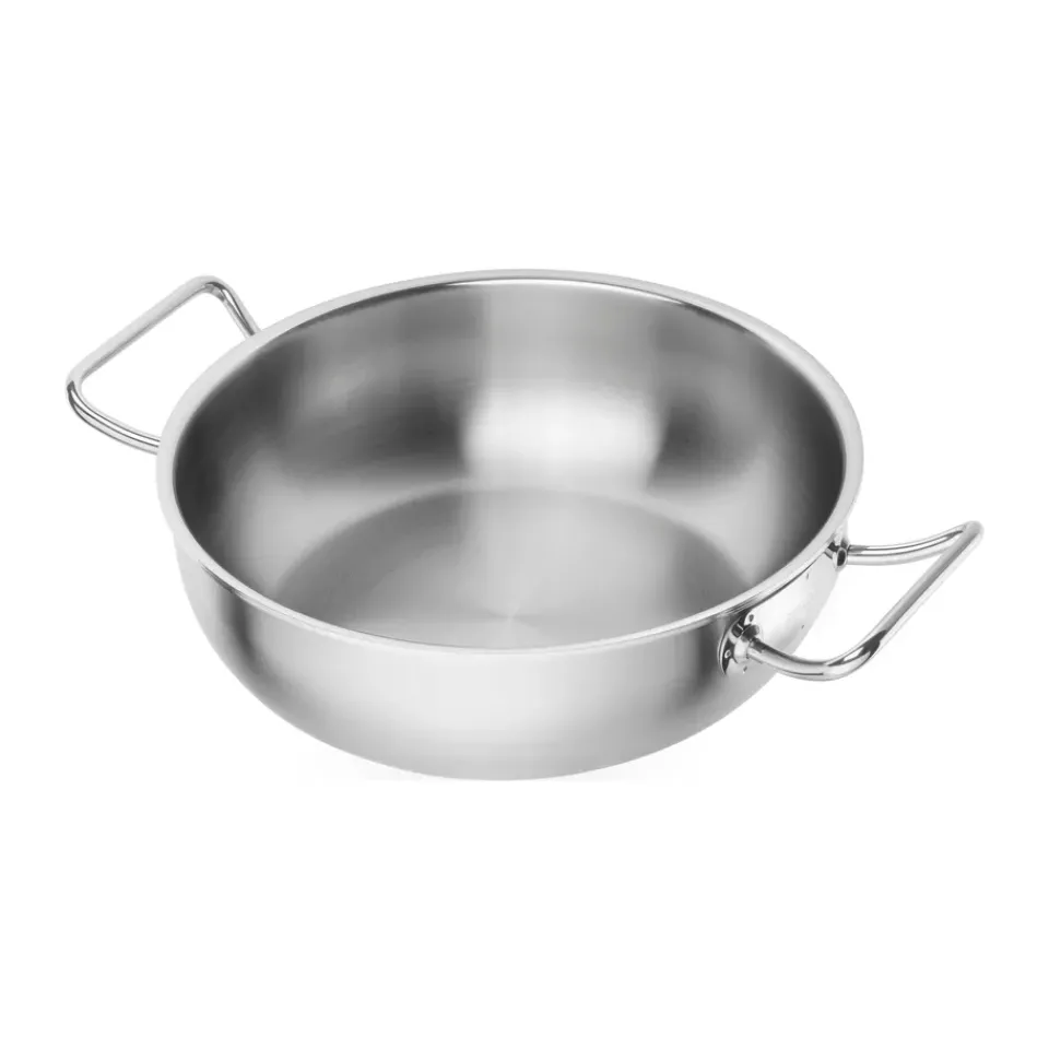 Zwilling Woks<Sartén wok Pro Ø30 cm, Acero inoxidable Plateado