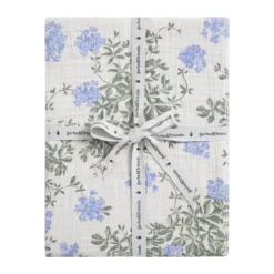 Garbo&Friends Sábana bajera Plumbago Muslin, 180x200x30 cm Azul Sale