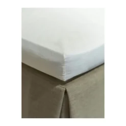 Mille Notti Sábana bajera Satina EKO, , 180x200 cm Blanco Outlet