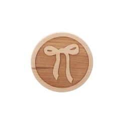 Nordwik Sello para galletas de madera , Lazo Marrón