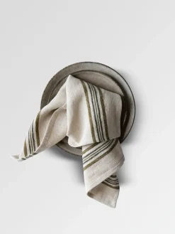 Tell Me More Servilleta de lino Astrid 50x50 cm, Olive Beige Hot