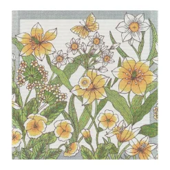Ekelund Linneväveri Servilleta de tela Daffodil 35x35 cm, Amarillo Outlet