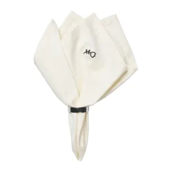 Broste Copenhagen Servilleta de tela Mai 45x45 cm, Black-off white NegroBlanco Best