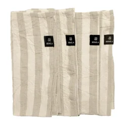 Himla Servilleta de tela Riviera 45x45 cm, 4-pack, Sand Beige Outlet