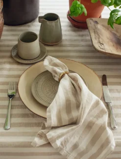 Himla Servilleta de tela Riviera 45x45 cm, 4-pack, Sand Beige Outlet