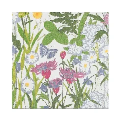 Ekelund Linneväveri Servilletas De Tela|Servilletas De Tela<Servilleta de tela Sommartid 35x35 cm, Multi AzulVerdeAmarilloRosaBlanco