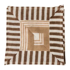 Tell Me More Servilletas De Tela|Servilletas De Tela<Servilleta Ella 50x50 cm, Hazelnut checkered BeigeMarrón
