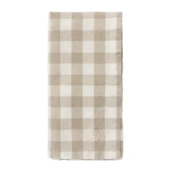 ERNST Servilletas De Tela|Servilletas De Tela<Servilleta cuadros 40x40 cm, Beige-blanco BeigeBlanco