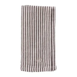 ERNST Servilletas De Tela|Servilletas De Tela<Servilleta rayas finas 40x40 cm, Marrón-blanco MarrónBlanco