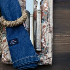 Lexington Servilleta Icons Denim 50x50 cm, Denim blue Azul Sale