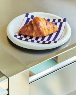 HAY Servilletas De Papel<Servilleta Pattern Lunch Stripe 33x33 cm, set de 20, Light pink-dark blue pillar RosaAzul