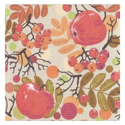 Ekelund Linneväveri Servilletas De Tela|Servilletas De Tela<Servilleta Äppelbär 35x35 cm, Multi Rojo