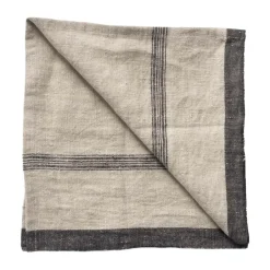 Tell Me More Servilleta Thea 50x50 cm, Denim Stripe Beige Online