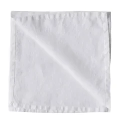 Tell Me More Servilleta Washed Linen, decolorado Blanco New