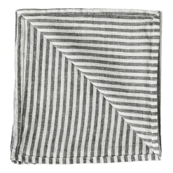 Tell Me More Servilleta Washed Linen, Grey-white GrisBlanco