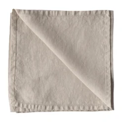 Tell Me More Servilleta Washed Linen, Gris cálido GrisBeige Outlet