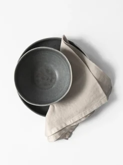 Tell Me More Servilleta Washed Linen, Gris cálido GrisBeige Outlet