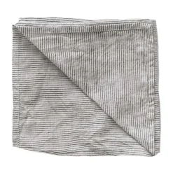 Tell Me More Servilleta Washed Linen, Raya diplomática NegroBlanco Online