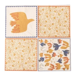 Bloomingville Servilletas de papel Anniversary, pack de 20, Amarillo New
