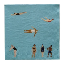 Fine Little Day Servilletas De Papel<Servilletas de papel Swimmers 33x33 cm, 25-pack, Multi
