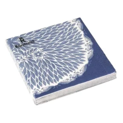Rörstrand Servilletas De Papel<Servilletas Ostindia Floris, set de 20, 33 x 33 cm AzulBlanco