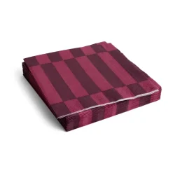 HAY Servilletas De Papel<Servilletas Pattern Dinner 40x40 cm, 20-pack, Bordeaux-wine Rojo