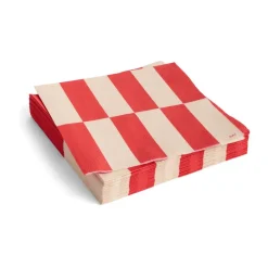 HAY Servilletas De Papel<Servilletas Pattern Lunch 33x33 cm, 20-pack, Off white-red Multi