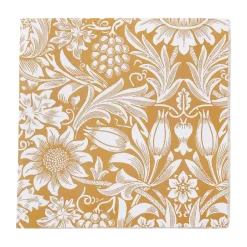 Klippan Yllefabrik Servilletas De Papel<Servilletas Sunflower 33x33 cm 20 unidades, Golden Beige