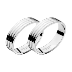 Georg Jensen Servilletero Bernadotte, 2 unidades Plateado Clearance