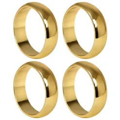 Himla Servilleteros Y Anillos Para Servilletas<Servilletero Monaco Ø4 cm 4 unidades, Brass Color dorado