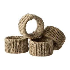 Tell Me More Servilleteros Nori, 4-pack, Natural Beige Hot