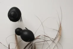 DBKD Decoración De Pascua<Set de 2 adornos de Pascua Swedish Birds , Black Negro