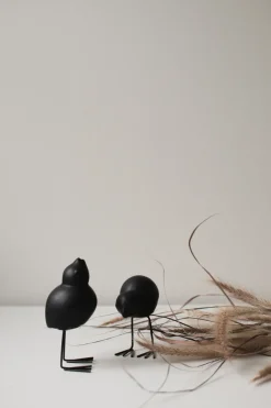DBKD Decoración De Pascua<Set de 2 adornos de Pascua Swedish Birds , Black Negro
