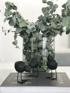 DBKD Decoración De Pascua<Set de 2 adornos de Pascua Swedish Birds , Black Negro