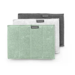 Brabantia Set de 3 almohadillas de microfibra para limpiar Sinkside, Jade green Multi Discount