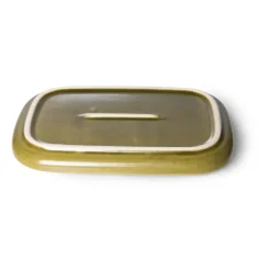 HKliving Set de 2 bandejas pequeñas 70's, Asteroids / Grass Multi Outlet