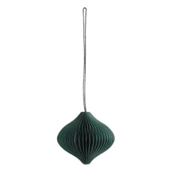 Scandi Living Set de 4 bolas de Navidad Onion, musgo Verde Sale