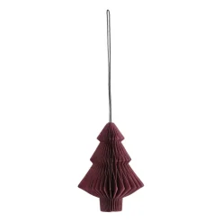 Scandi Living Set de 4 bolas de Navidad Tree, Rojo New
