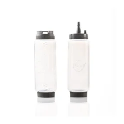 Plate It Otros Utensilios De Repostería<Set de 2 botellas exprimibles decoración Plate-it 22 cm, Blanco-gris BlancoGris