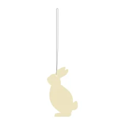 Cooee Design Decoración De Pascua<Set de 4 colgantes de pascua Easter Deco liebre, Light yellow Amarillo