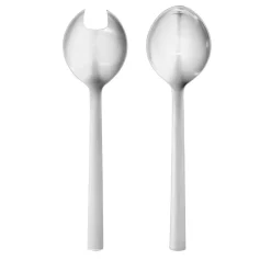 Georg Jensen Set de 2 cubiertos de servir New York, acero inoxidable Plateado Clearance