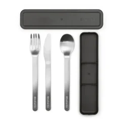 Brabantia Set de 3 cubiertos Make & Take, oscuro Gris Clearance