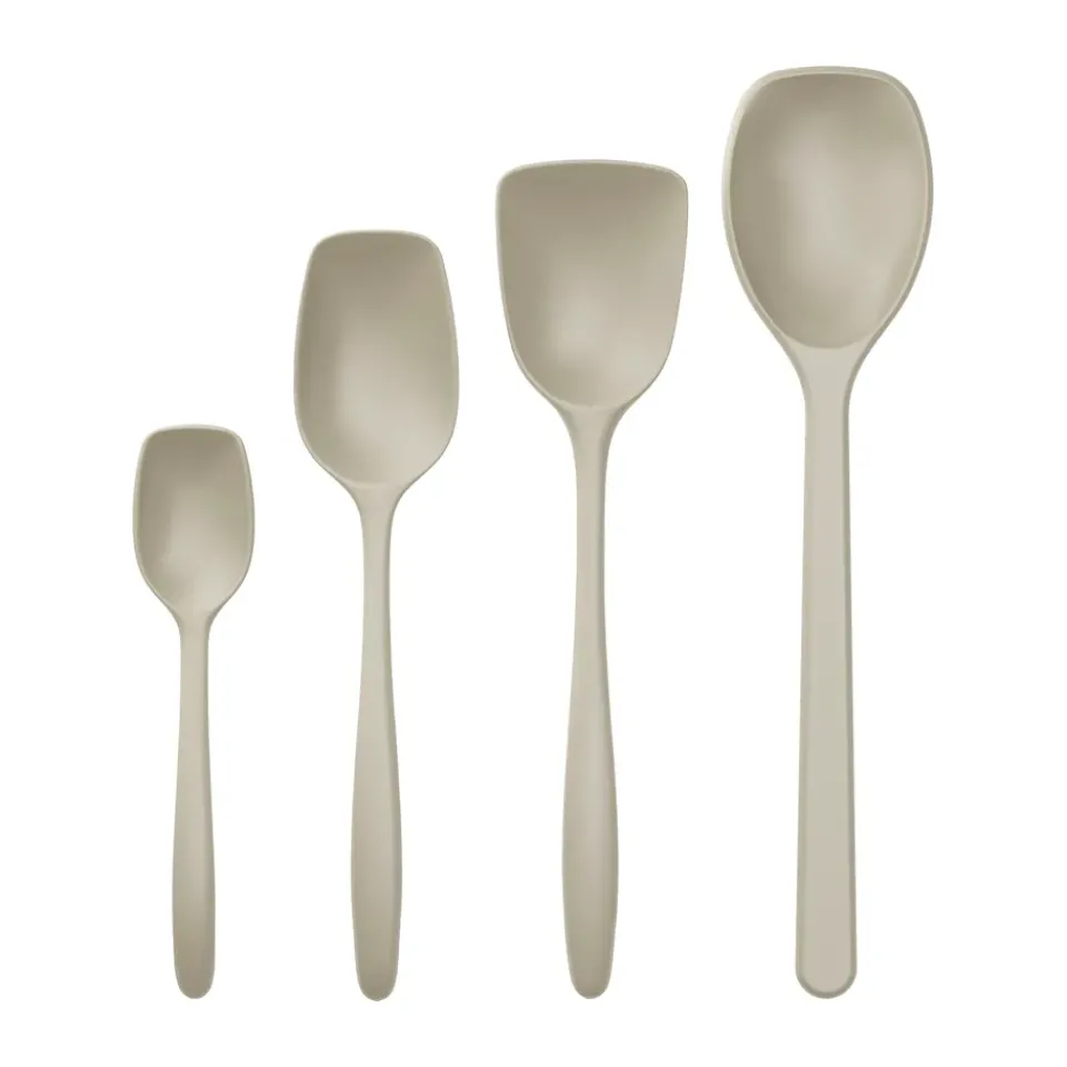 Rosti Set de 4 cucharas Classic, Humus Marrón Clearance