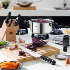 Zwilling Set de 3 cuchillos de cocina Gourmet, 3 piezas Negro