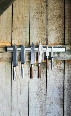 Dorre Set de 3 cuchillos de cocina Yari, acero inoxidable Marrón New