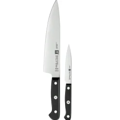 Zwilling Juegos De Cuchillos De Cocina<Set de 2 cuchillos de cocina Gourmet, 2 piezas Negro